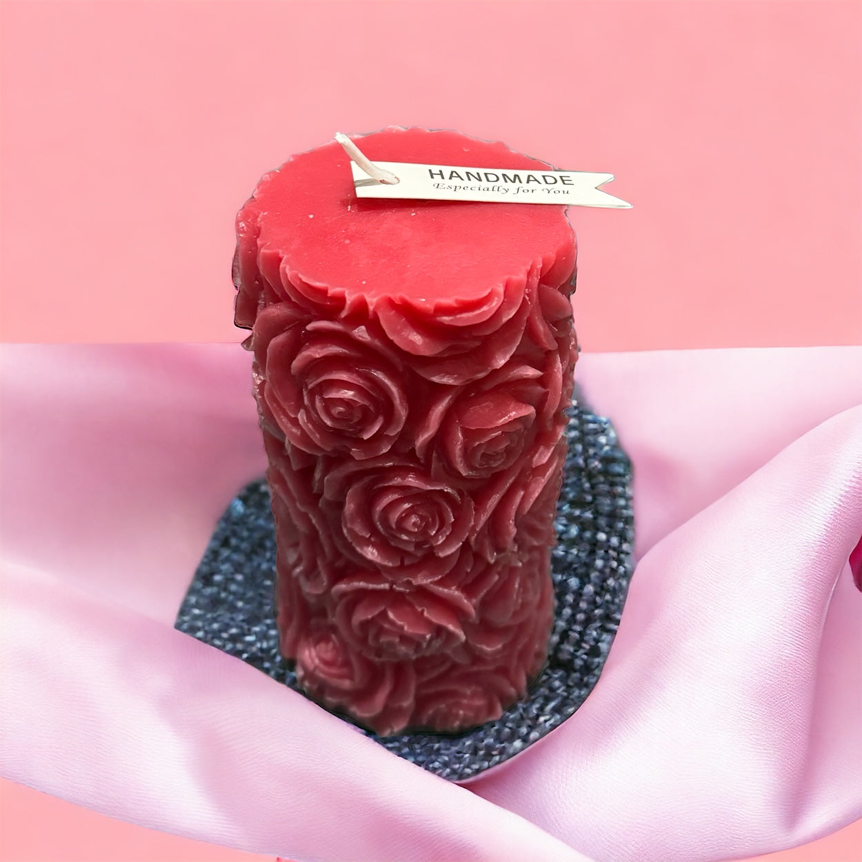 Roses Pillar Candle