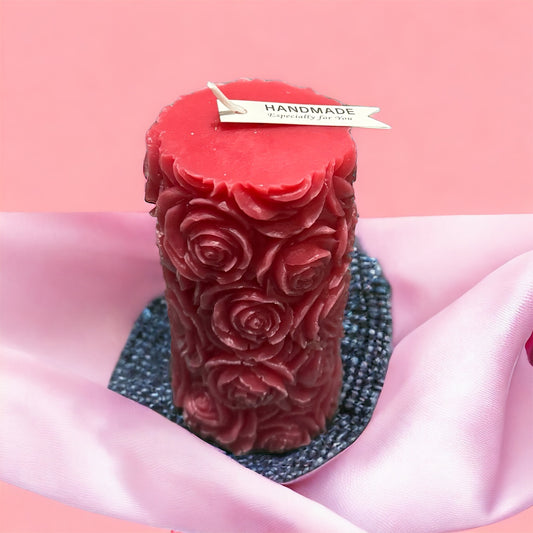 Roses Pillar Candle