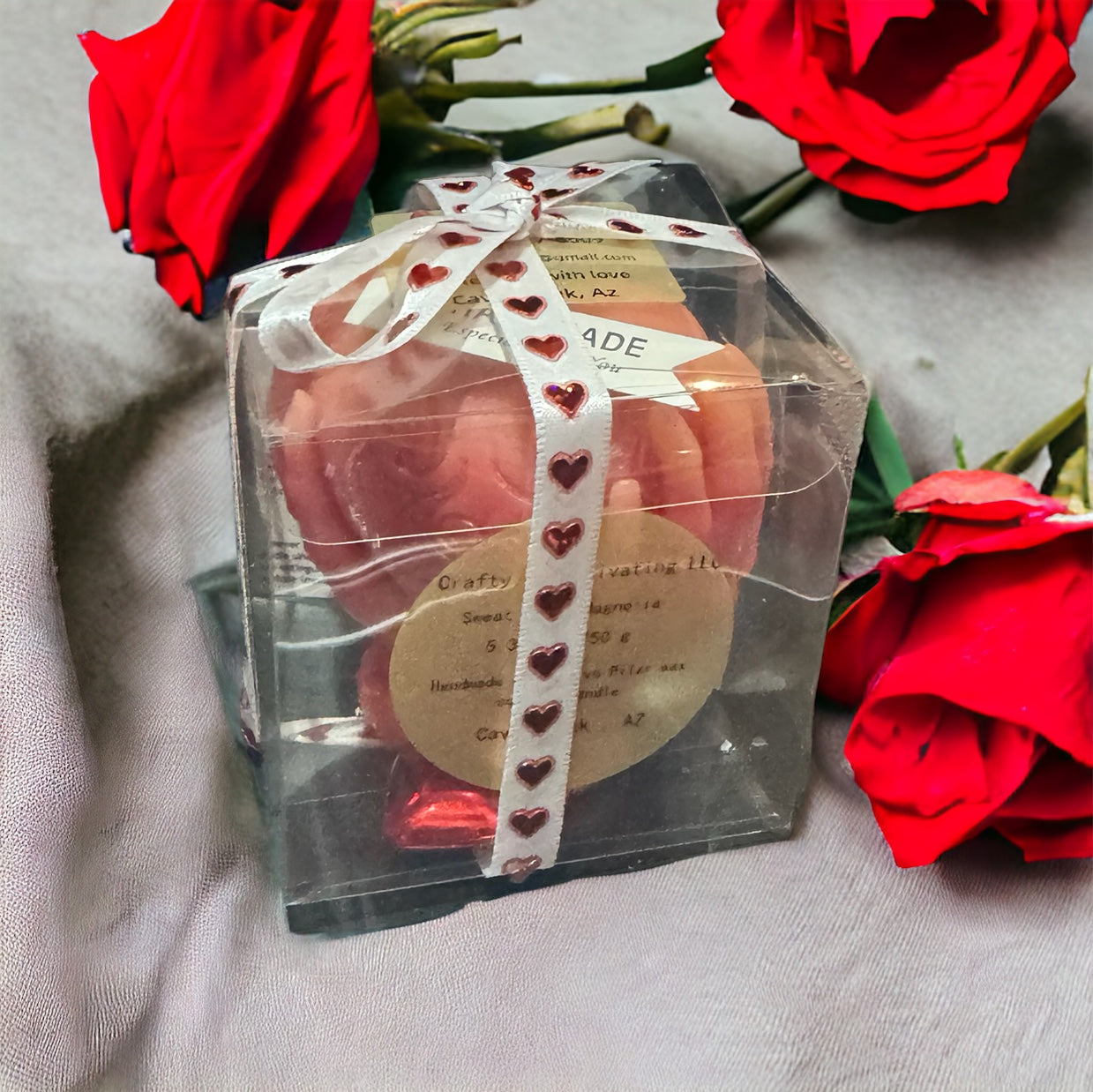 Embrace of Love Heart Candle